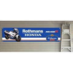 Rothmans Honda NS400 Garage/Workshop Banner